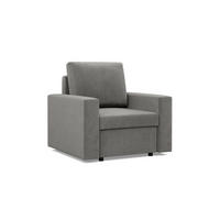 LOUNGESESSEL NEO, Hellgrau - Grau, Textil (83/85/92cm) - Mebligo