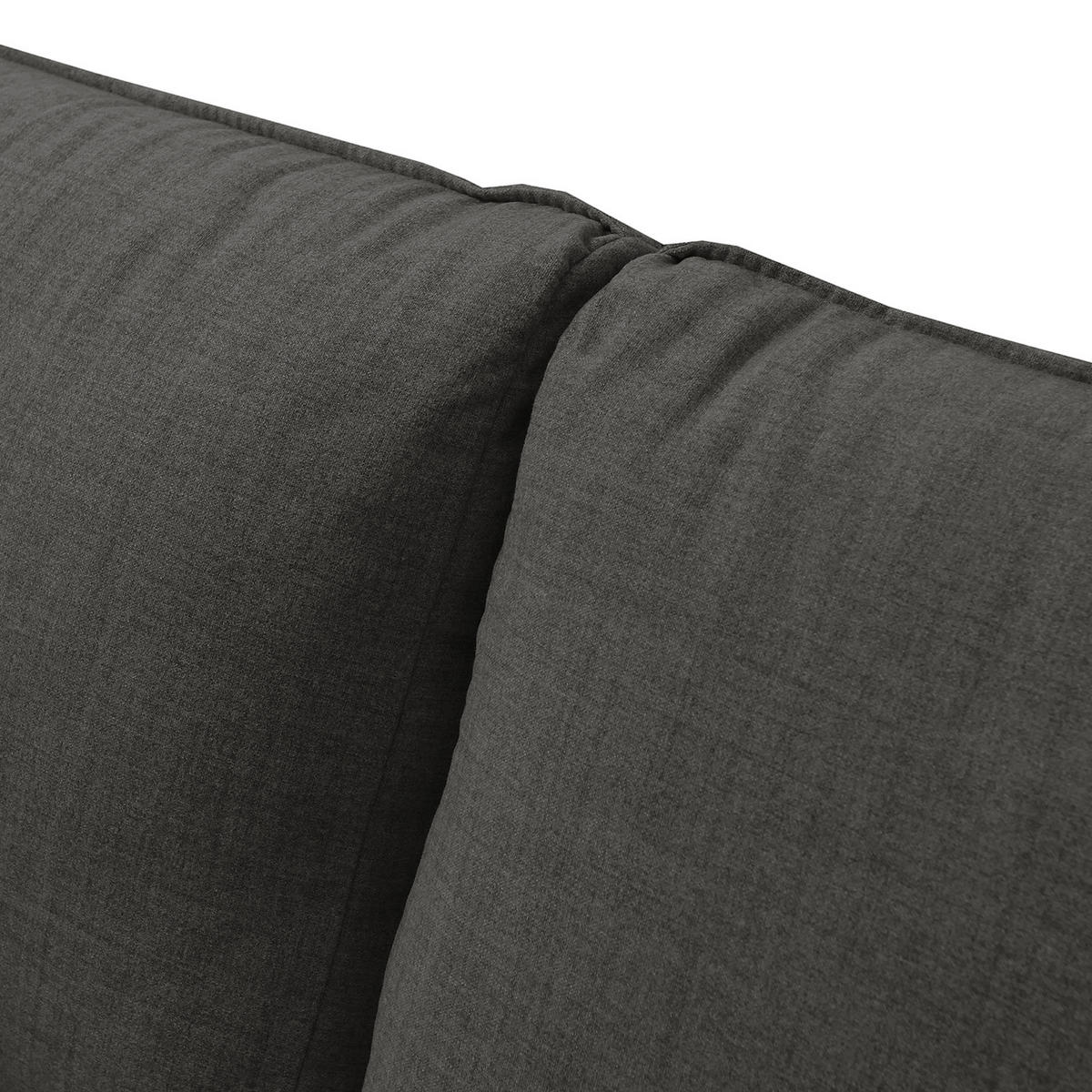 POLSTERGARNITUR - 3-2-1, Webstoff - Hellgrau, Textil (1/1/1cm) - home24