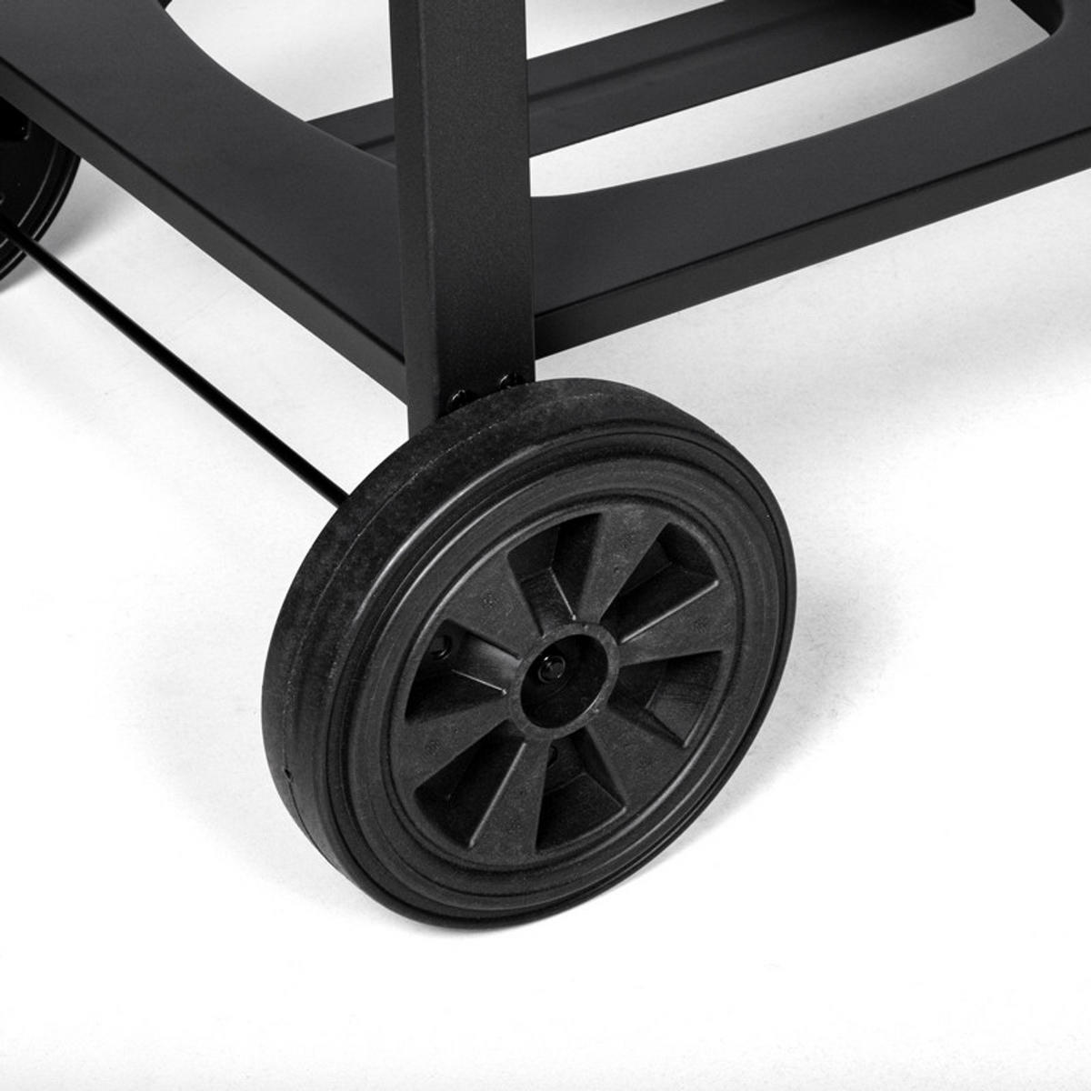 BEISTELLTISCH Schwarz - Schwarz, Metall (60/75.5/121cm) - Somagic