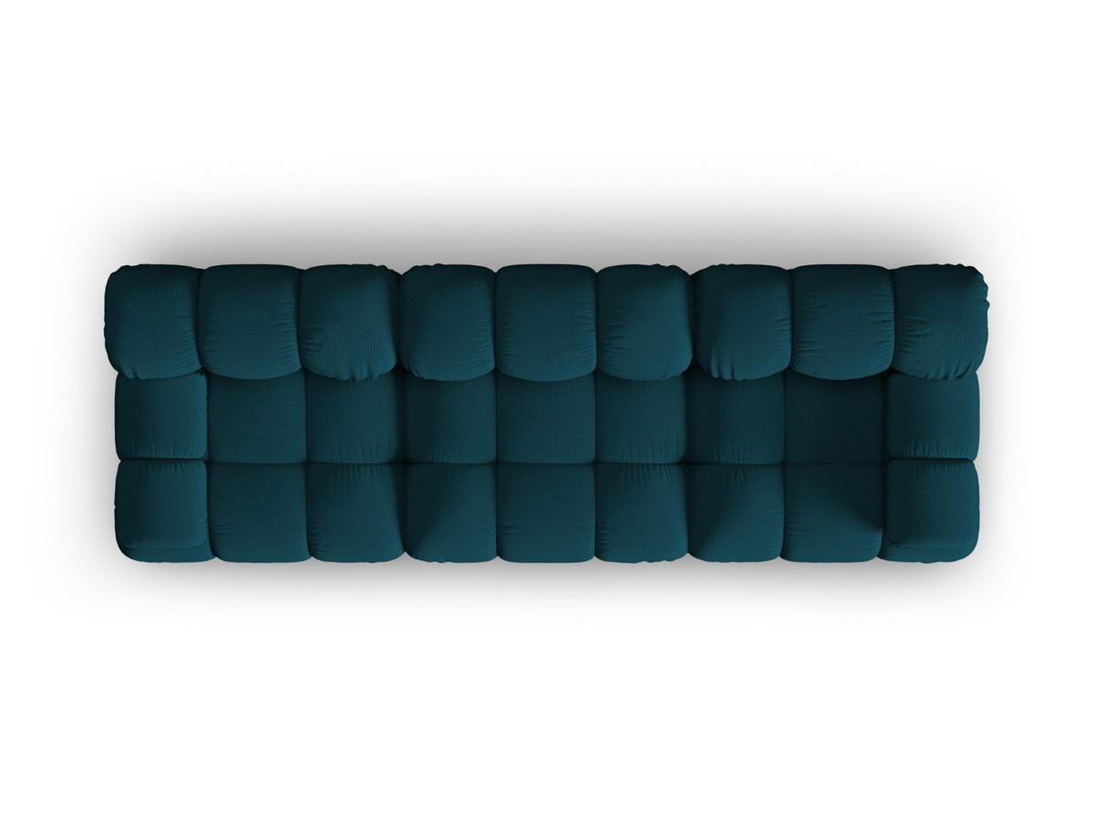 SOFA modular Bellis aus 3D-Stoff marineblau 3 Sitzplätze - Blau, Textil (94/70/282cm) - Micadoni