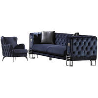 SITZGARNITUR Löwe Anthrazit Stellvariante:2+1 - Anthrazit, Holz (170/82/95cm) - Villa Möbel