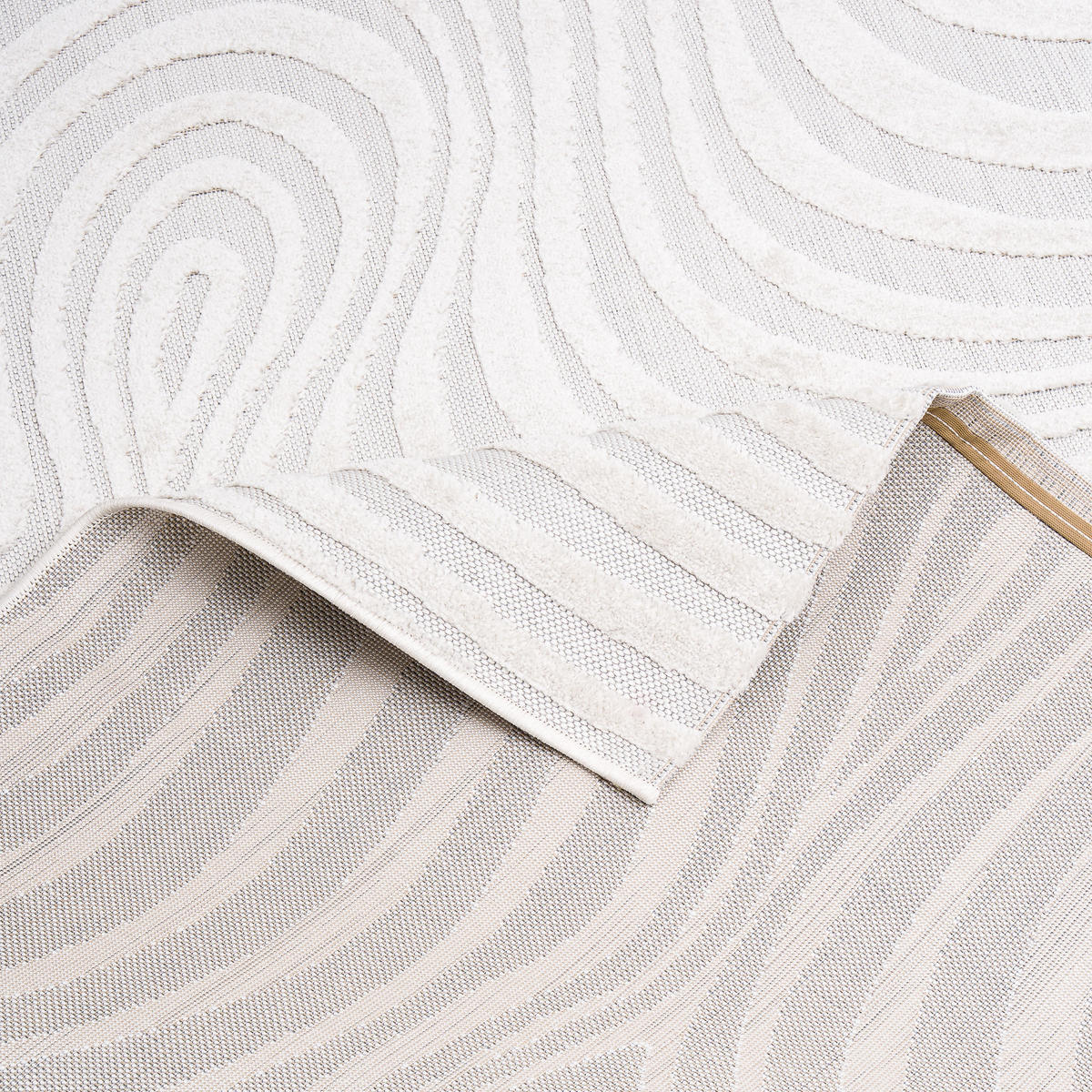 IN & OUTDOOR TEPPICH FLACHGEWEBE CLASSY - Weiß, Textil (160/230cm) - Pergamon