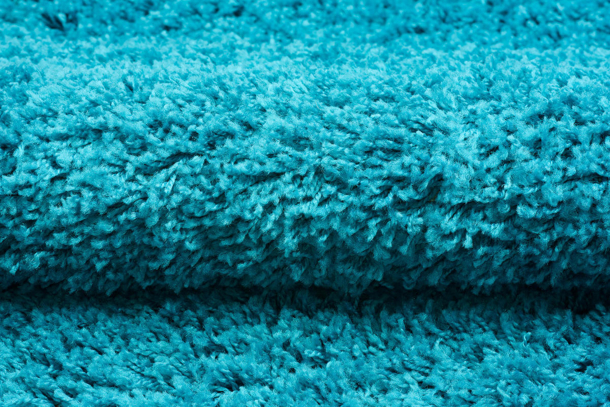 TEPPICH TURQUOISE türkis 200/300 cm - Türkis, Kunststoff (200/300cm) - Tapiso