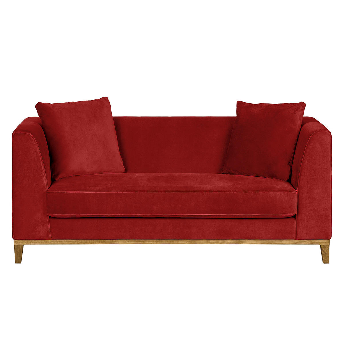 2-SITZER SOFA - Rot, Textil (180/79/82cm) - home24