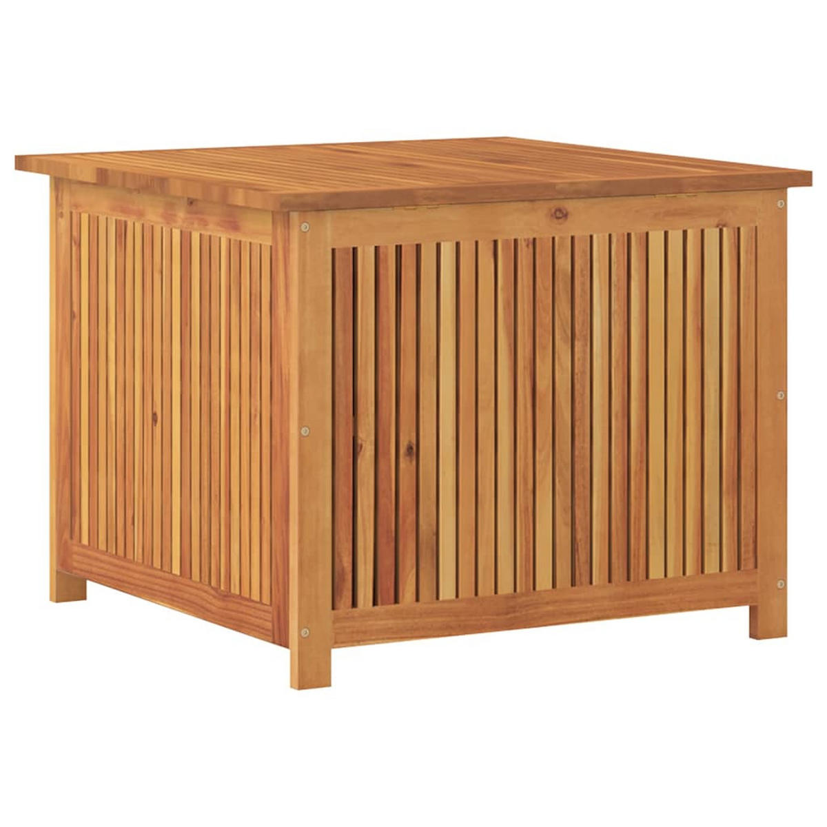 GARTENBOX 75/75/58 Cm Massivholz Akazie - Braun, Holz (75/58/75cm) - vidaXL