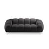 SOFA Diana aus 3D-Stoff Expresso 3 Sitzplätze - Graubraun, Textil (114/72/234cm) - Micadoni
