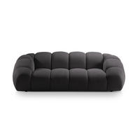 SOFA Diana aus 3D-Stoff Expresso 3 Sitzplätze - Graubraun, Textil (114/72/234cm) - Micadoni