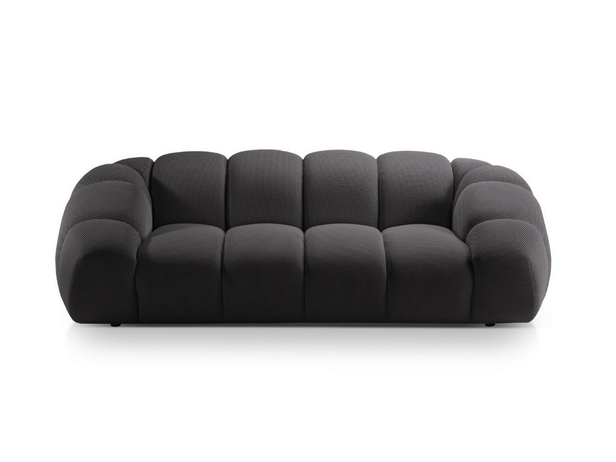 SOFA Diana aus 3D-Stoff Expresso 3 Sitzplätze - Graubraun, Textil (114/72/234cm) - Micadoni