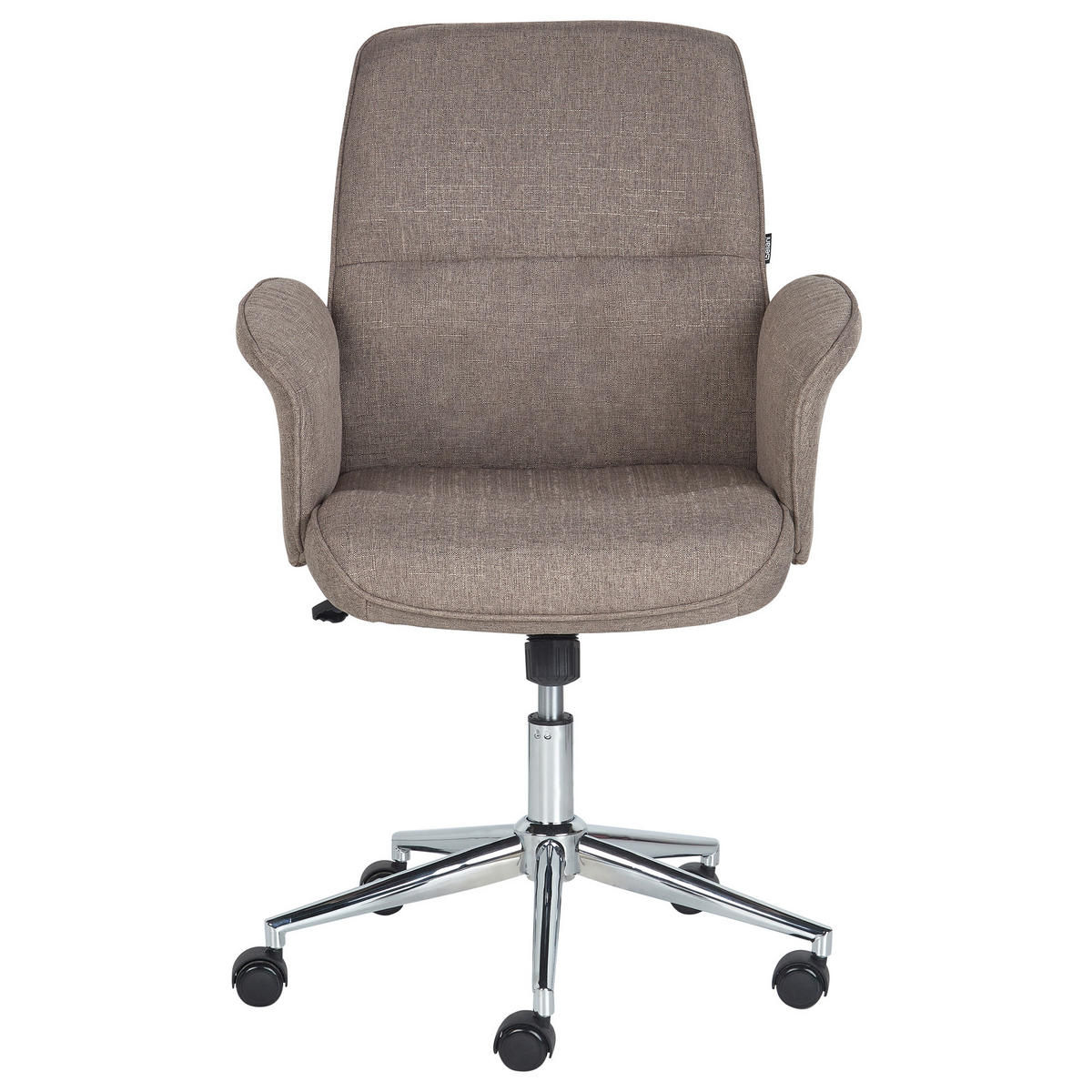BÜROSTUHL Braun Ravishing - Braun, Textil (67/93/53cm) - Beliani