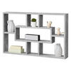 WANDREGAL Qinngua - Grau, Holzwerkstoff (77/48/10cm) - [en.casa]
