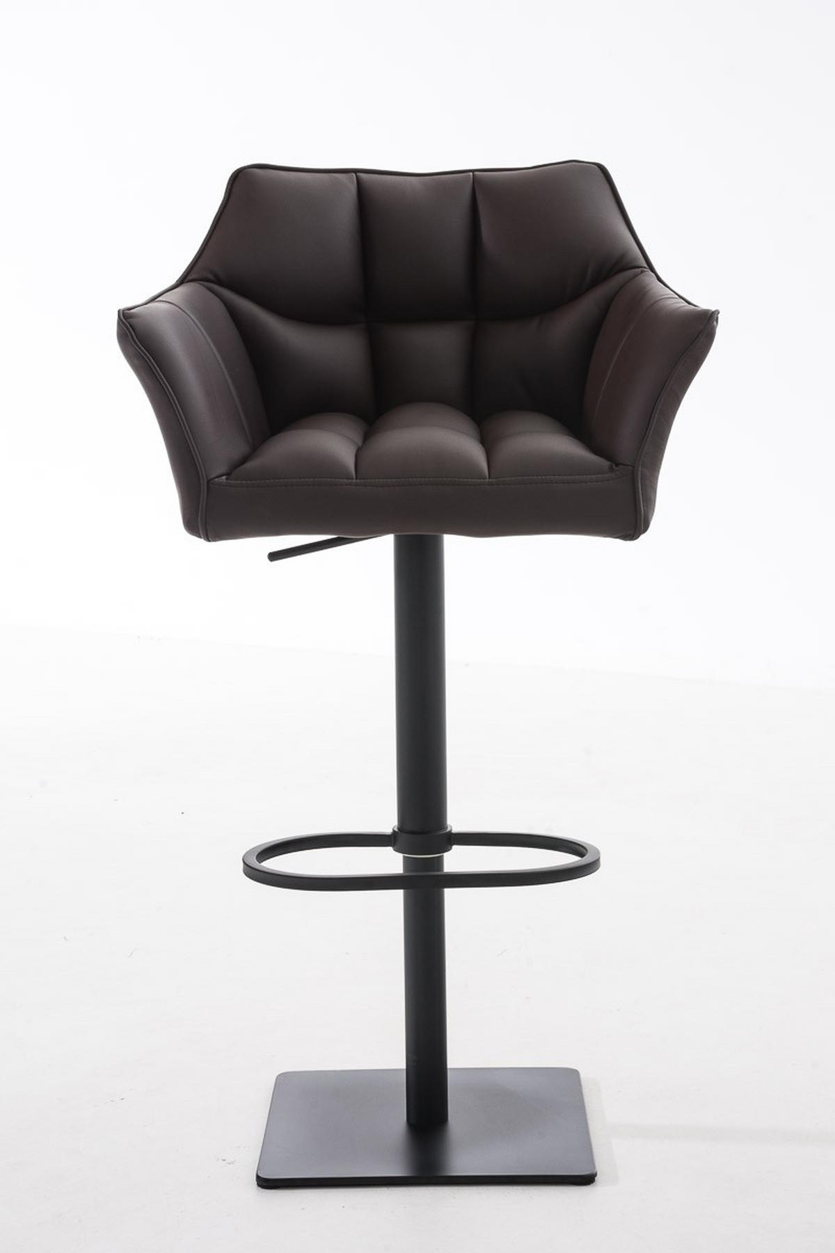 BARHOCKER Damaso 88x64x45 cm braun - Braun, Leder (64/88/45cm) - furnicato