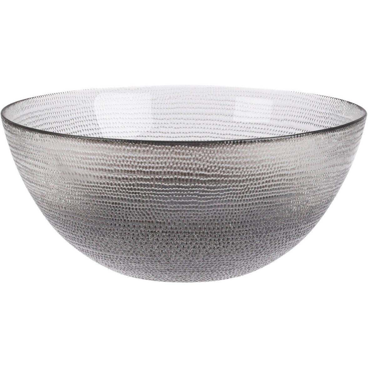 GLASSCHALE Lakris Ø 21 cm - Anthrazit, Glas (21cm) - Home Styling Collection