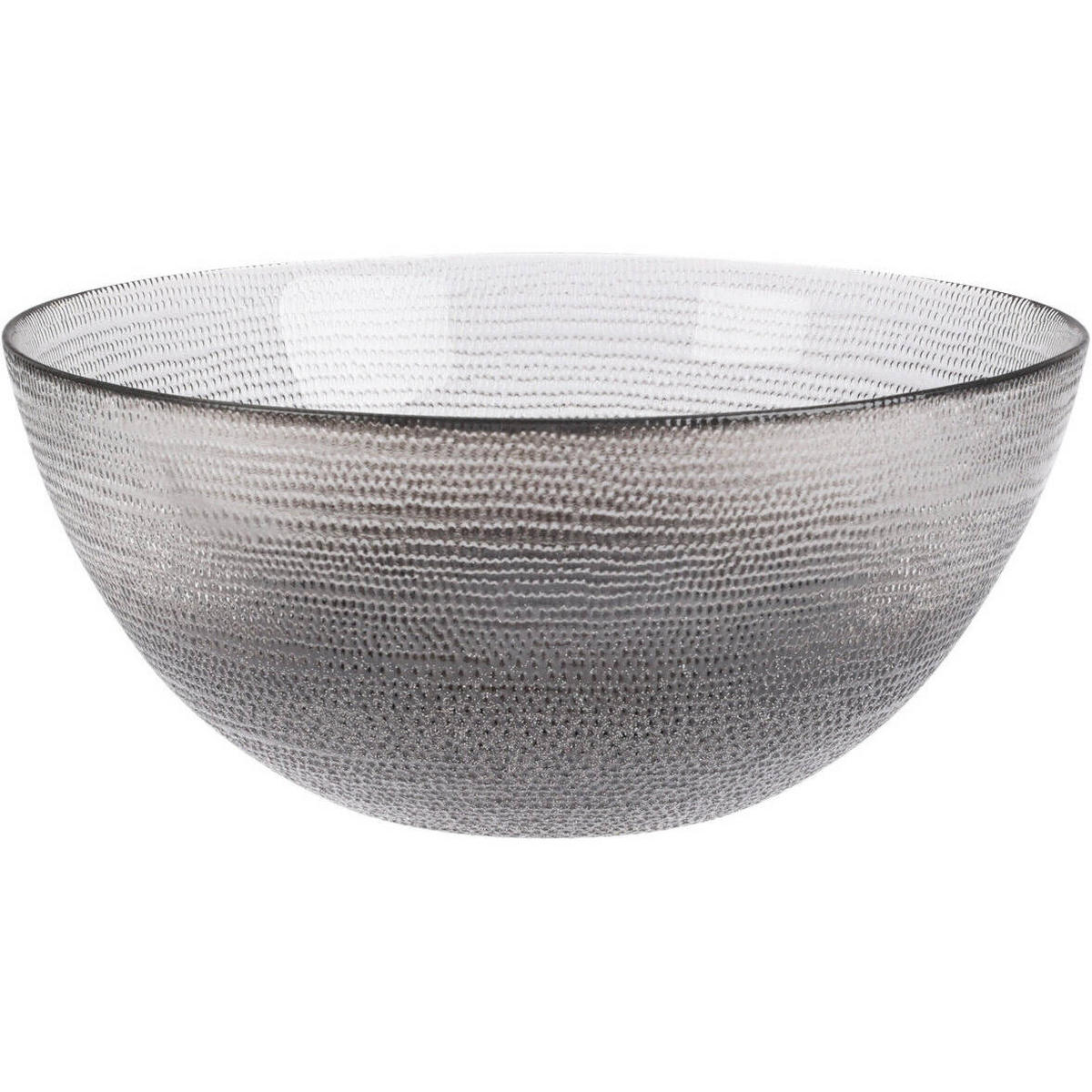 GLASSCHALE Lakris Ø 21 cm - Anthrazit, Glas (21cm) - Home Styling Collection