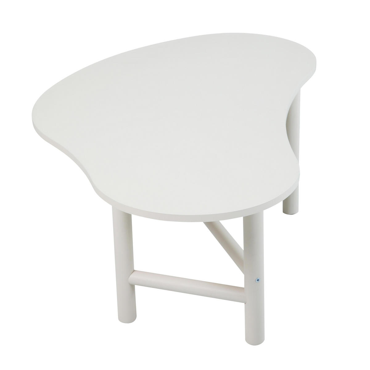 COUCHTISCH, Weiß - Weiß, Holz (100/60/38cm) - Oviala
