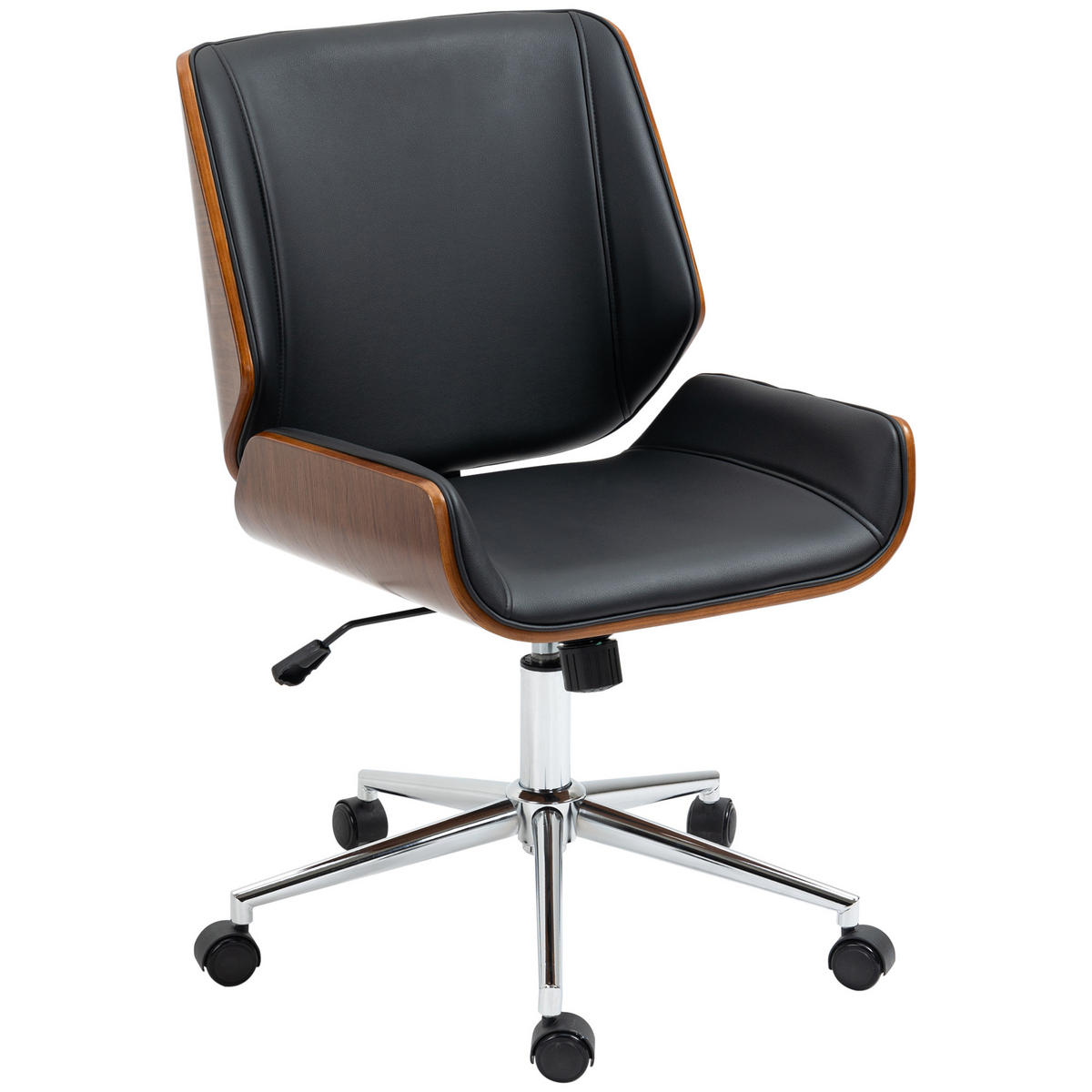 DREHSTUHL 53/60/86-96 cm DE-11677 Höhenverstellbar 360° Grau - Schwarz, Metall (53/96/60cm) - ComfortXL