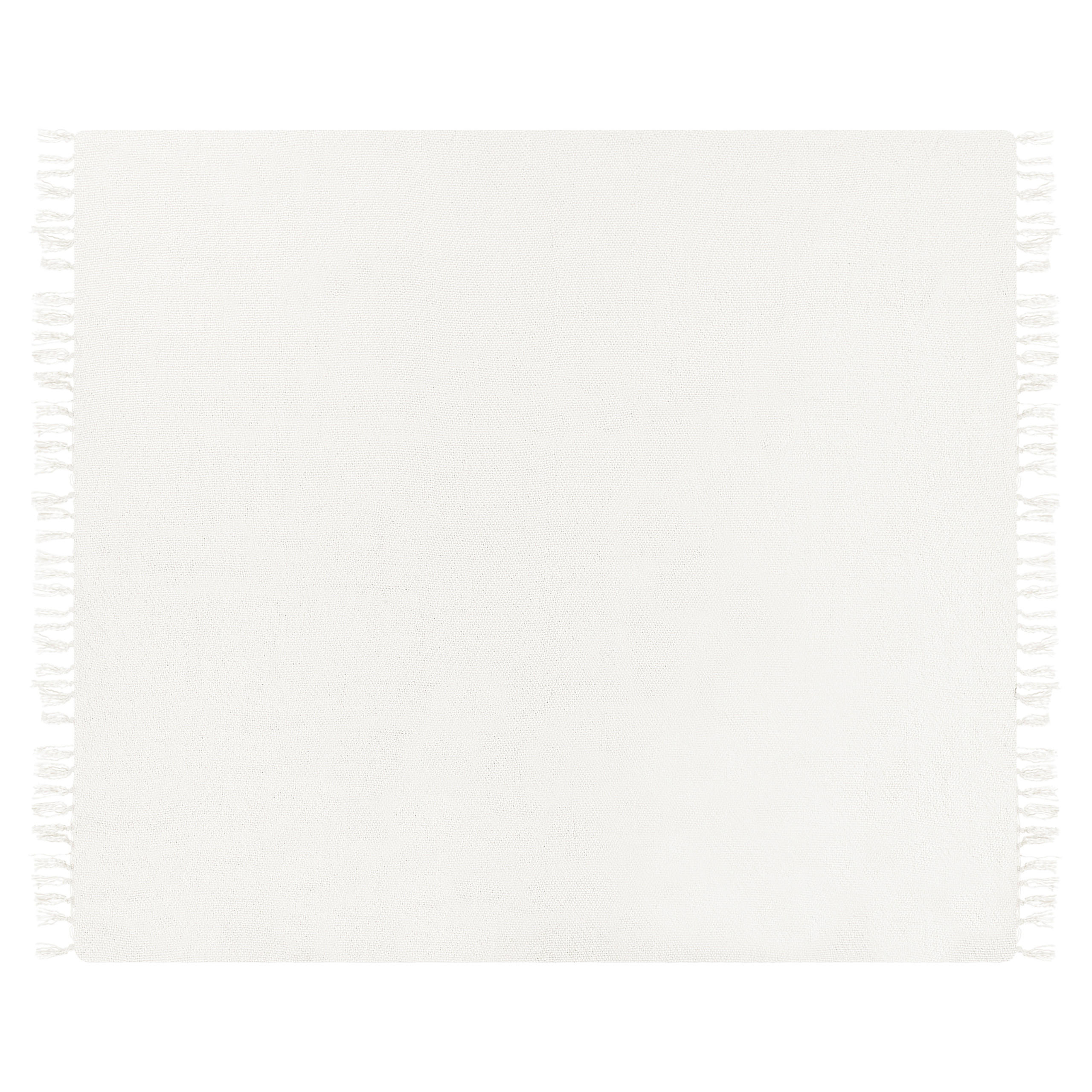 DECKE Weiß 200/220 cm Chaohani - Weiß, Keramik (200/220cm) - Beliani
