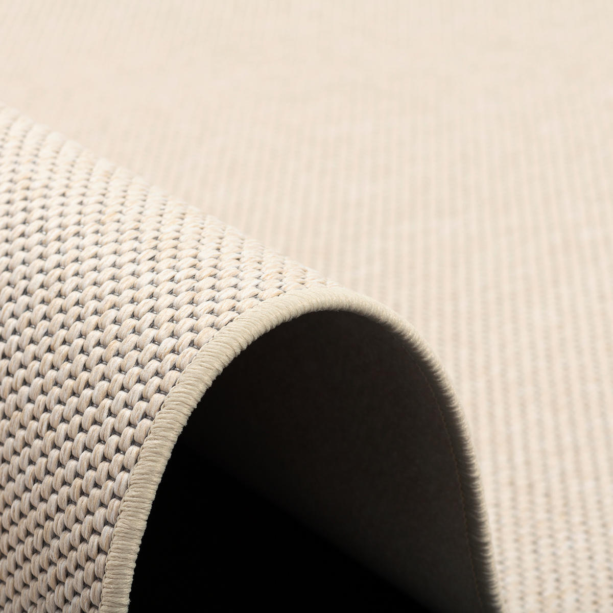 LÄUFER TEPPICH BENTZON FLACHGEWEBE - Sandfarben, Textil (80/160cm) - Snapstyle