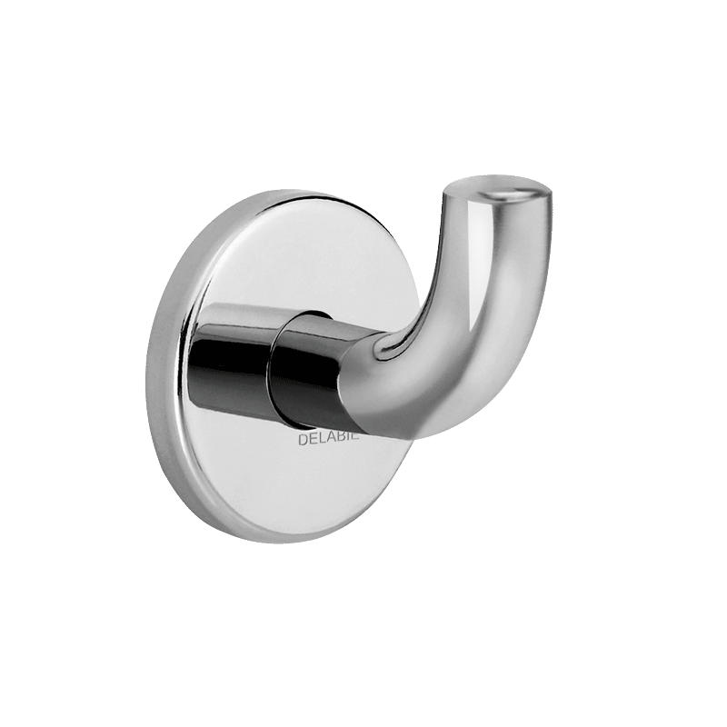 WANDHAKEN Ø62x65mm Edelstahl hochglanzpoliert - Chromfarben, Metall (12.5/6/16cm) - Delabie