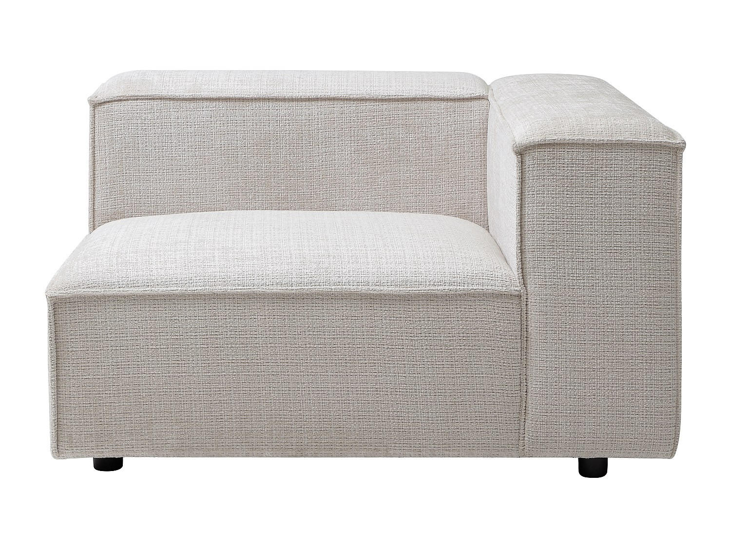 SESSEL mit gerader Rückenlehne - 1 Person - stoff - beige Ruzolo - Beige, Holz/Textil (121/67/105cm) - Vente-Unique