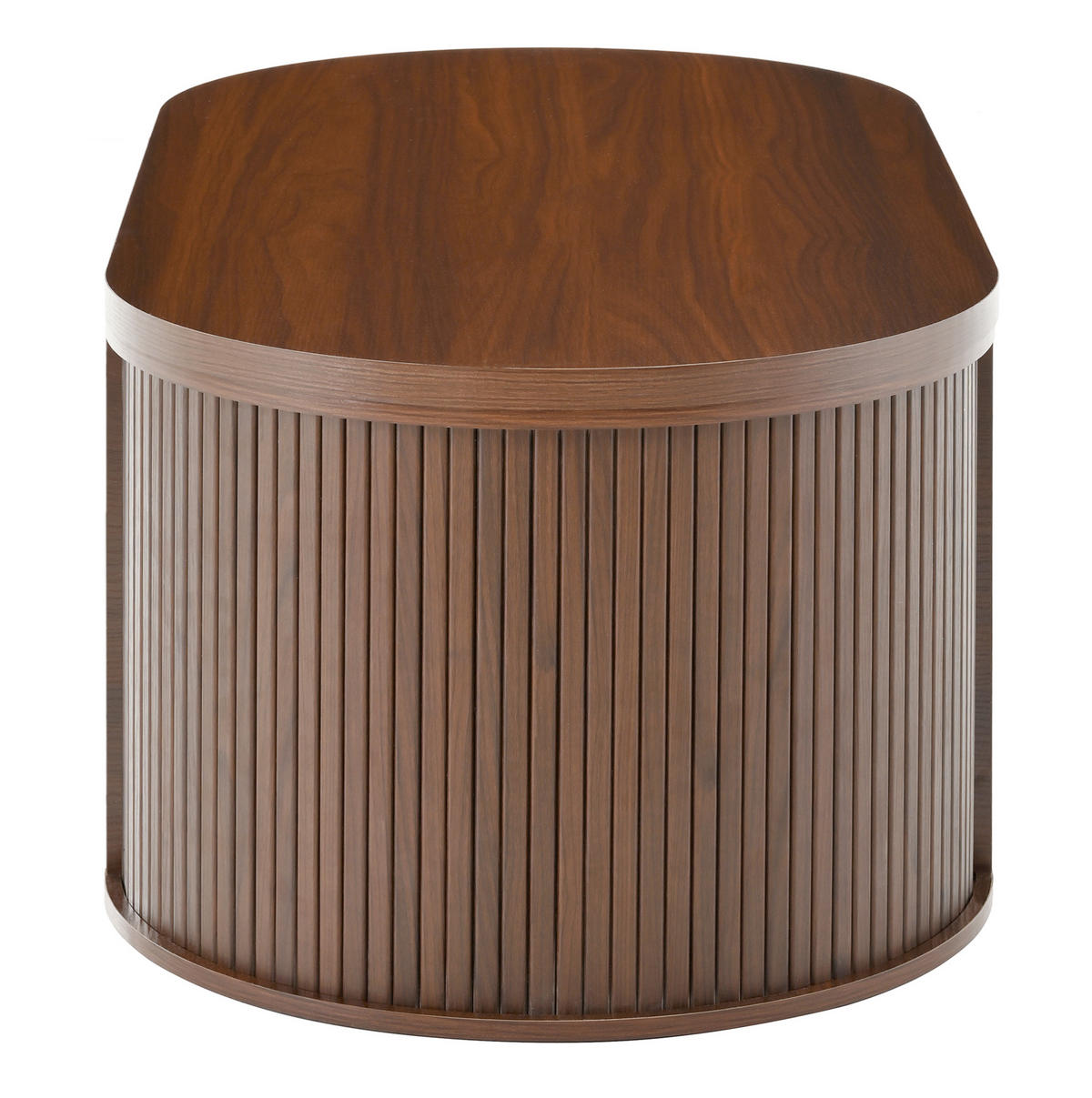 KONFERENČNÝ stolík 110/55,5/40 cm, MDF, orech, výškovo nastaviteľný - prírodná farba, kompozitné drevo (110/55.5/40cm) - BEAOK