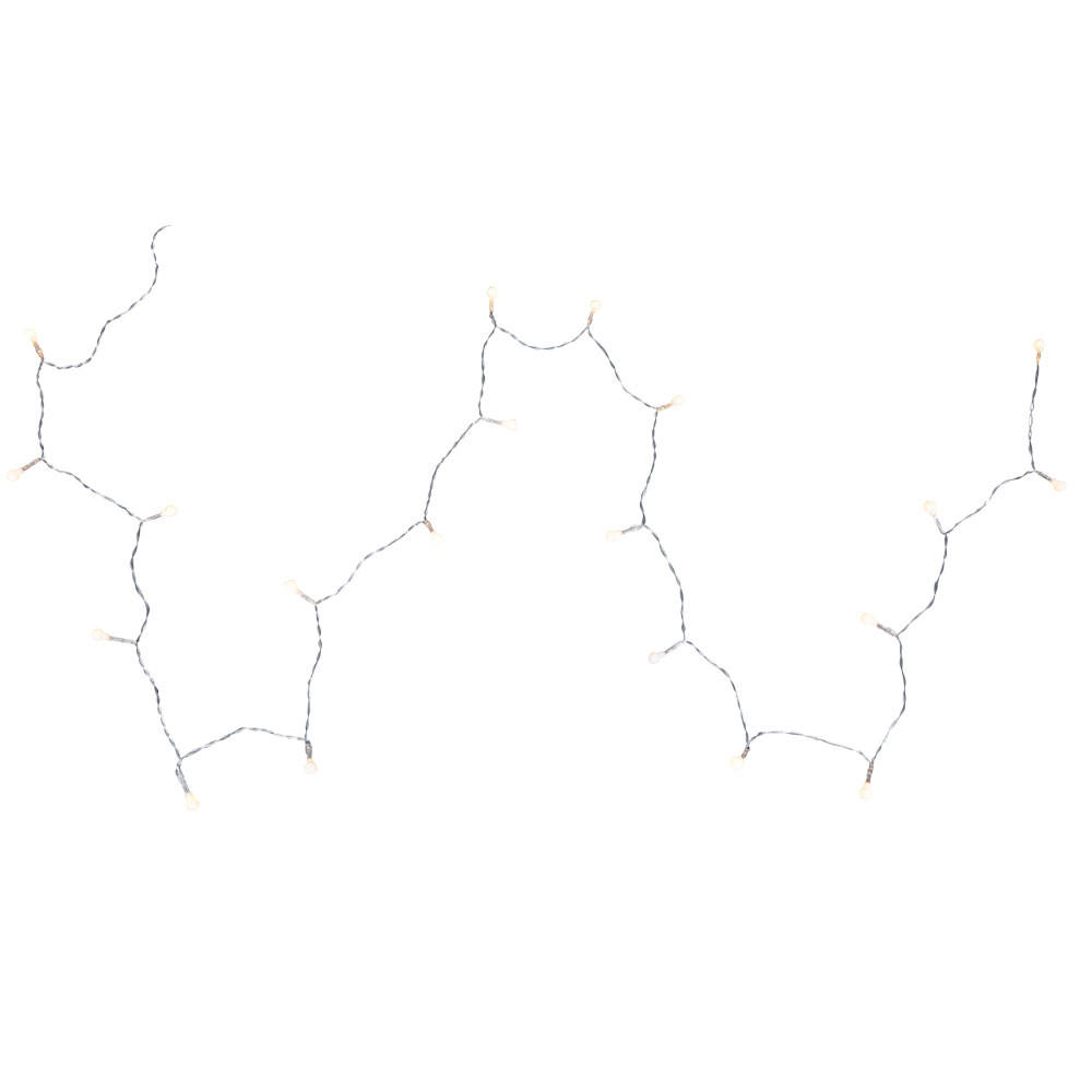 LED DEKORLEUCHTE Lichterkette Klar Kunststoff - Klar, Kunststoff (190/1/1.2cm) - Globo Lighting