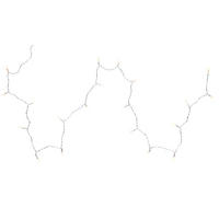 LED DEKORLEUCHTE Lichterkette Klar Kunststoff - Klar, Kunststoff (190/1/1.2cm) - Globo Lighting