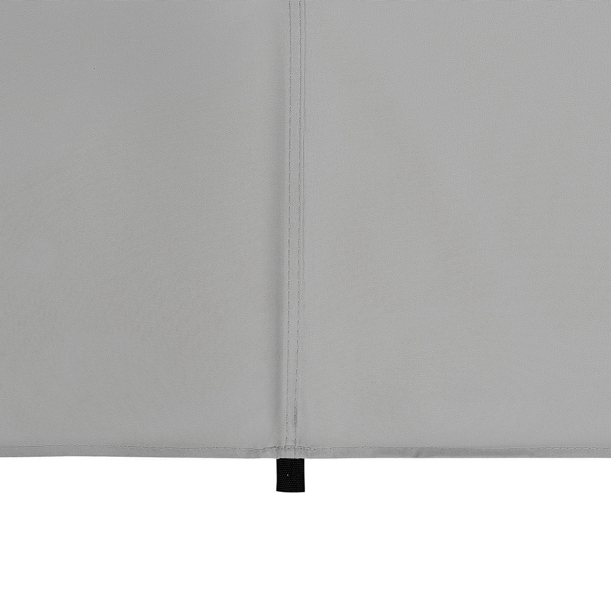SONNENSEGEL grau quadratisch 300/300 cm Lukka - Grau, Kunststoff (300/300cm) - Beliani