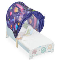 BETTZELT Bunt Kinder Pop-up Polyester 220x79 cm - Dunkelblau, Textil - Relaxdays
