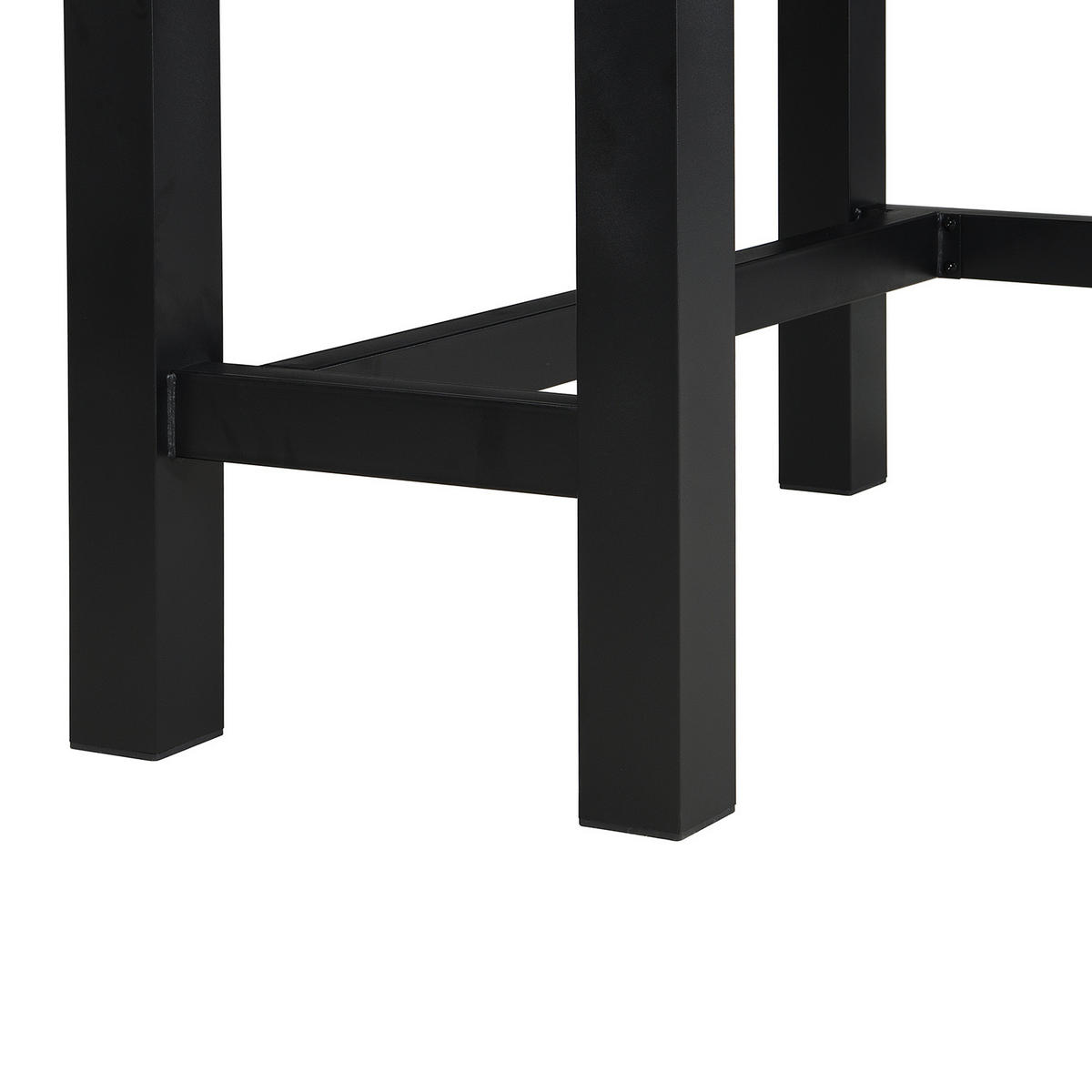 SCHREIBTISCH THOR 120/60/77 cm - Anthrazit/Schwarz, Holzwerkstoff/Metall (60/120/77cm) - DUBI Möbel