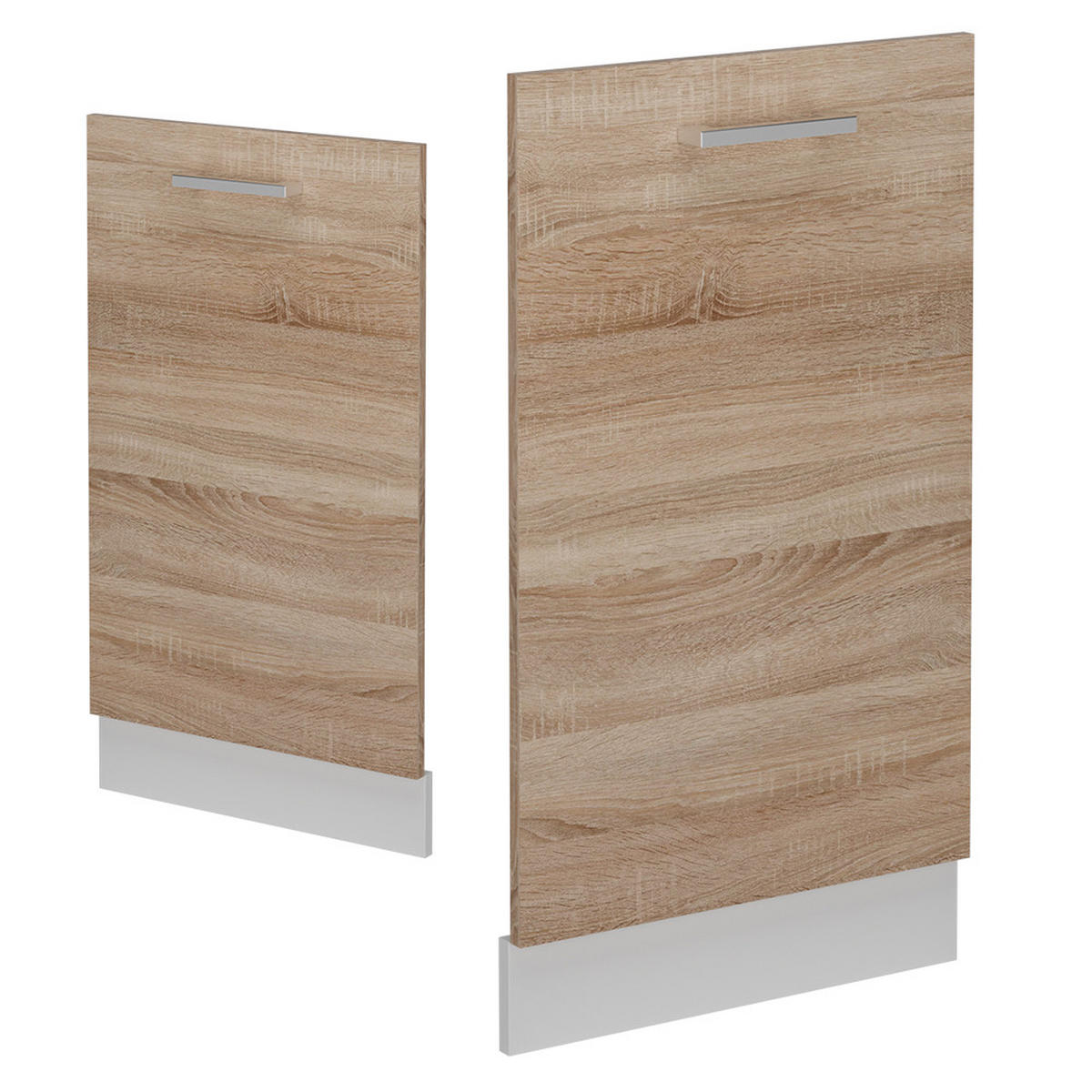 GESCHIRRSPÜLBLENDE R-Line Sonoma 45 cm ohne Arbeitsplatte - Weiß/Sonoma Eiche, Holzwerkstoff (45/81.8/1.6cm) - Vicco