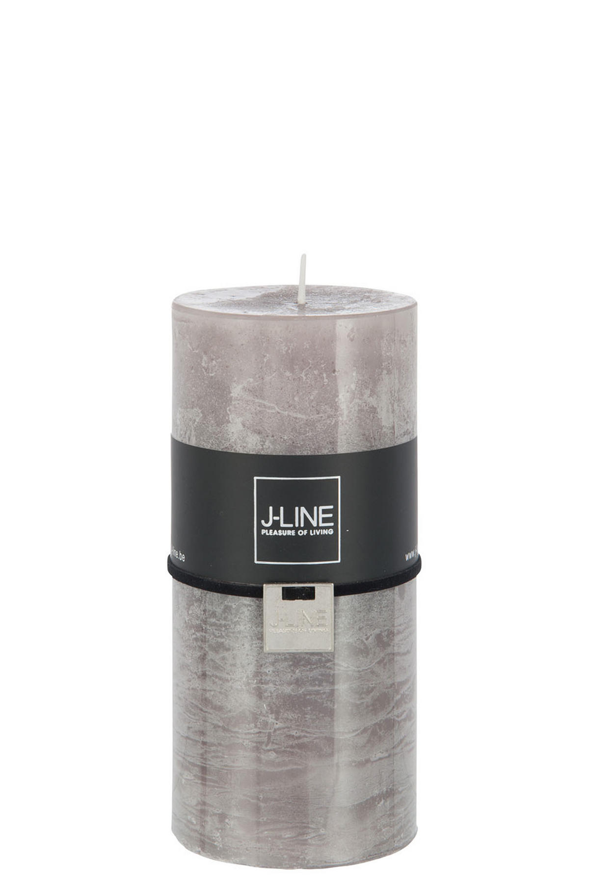 DUFTKERZE ZART - Grau - L - 52 Std. - 6er set - Grau, Paraffin (7/15cm) - J-Line