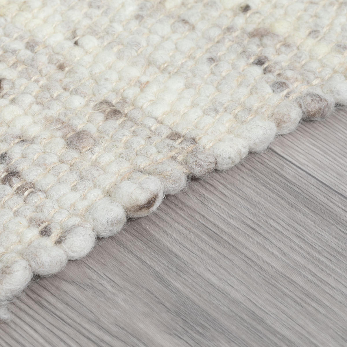 HANDWEBETEPPICH 70/130 cm Athen - Beige, Naturmaterialien (70/130cm) - Steffensmeier