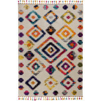 TEPPICH Berber-Design bunt ARUN KIM, Multi 80x150 cm - Multicolor, Textil (80/150cm) - KADIMA DESIGN