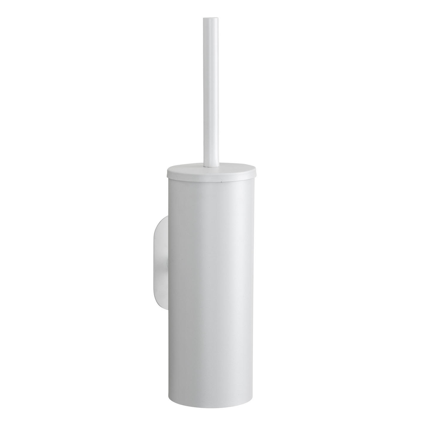 WC-BÜRSTE Turbo - Loc Orea Shine 12,5/20,5/39,5 cm - Weiß, Metall (20.5/39.5/12.5cm) - Wenko