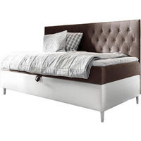 KINDERBETT FLIPPO 2 - Braun/Weiß, Holzwerkstoff (102/202cm) - Meblini