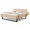 MASSIVHOLZBETT Premium 605 - wildeiche-bianco - Weiß, Holz (140/200cm) - BED BOX