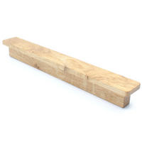 MÖBELGRIFF BA 850mm, Griffleiste Eiche massiv, Schrankgriff Holz - Naturfarben, Holz (2.4/2.2/88cm)