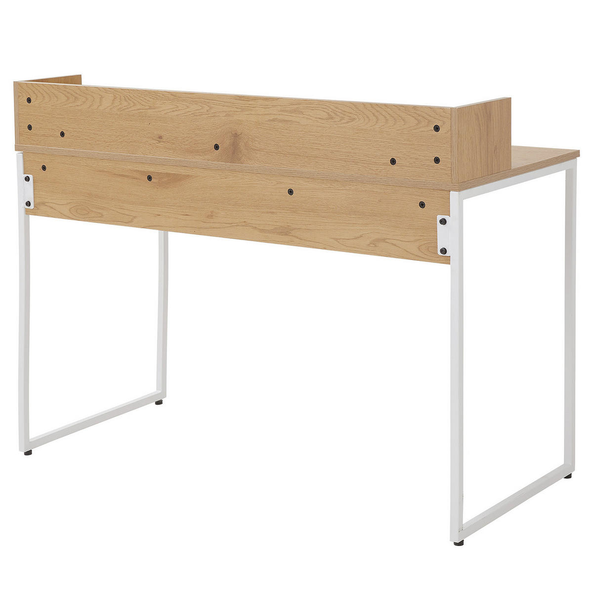 SCHREIBTISCH Modernist - Braun/Weiß, Holzwerkstoff (55/120/85cm) - Butlers