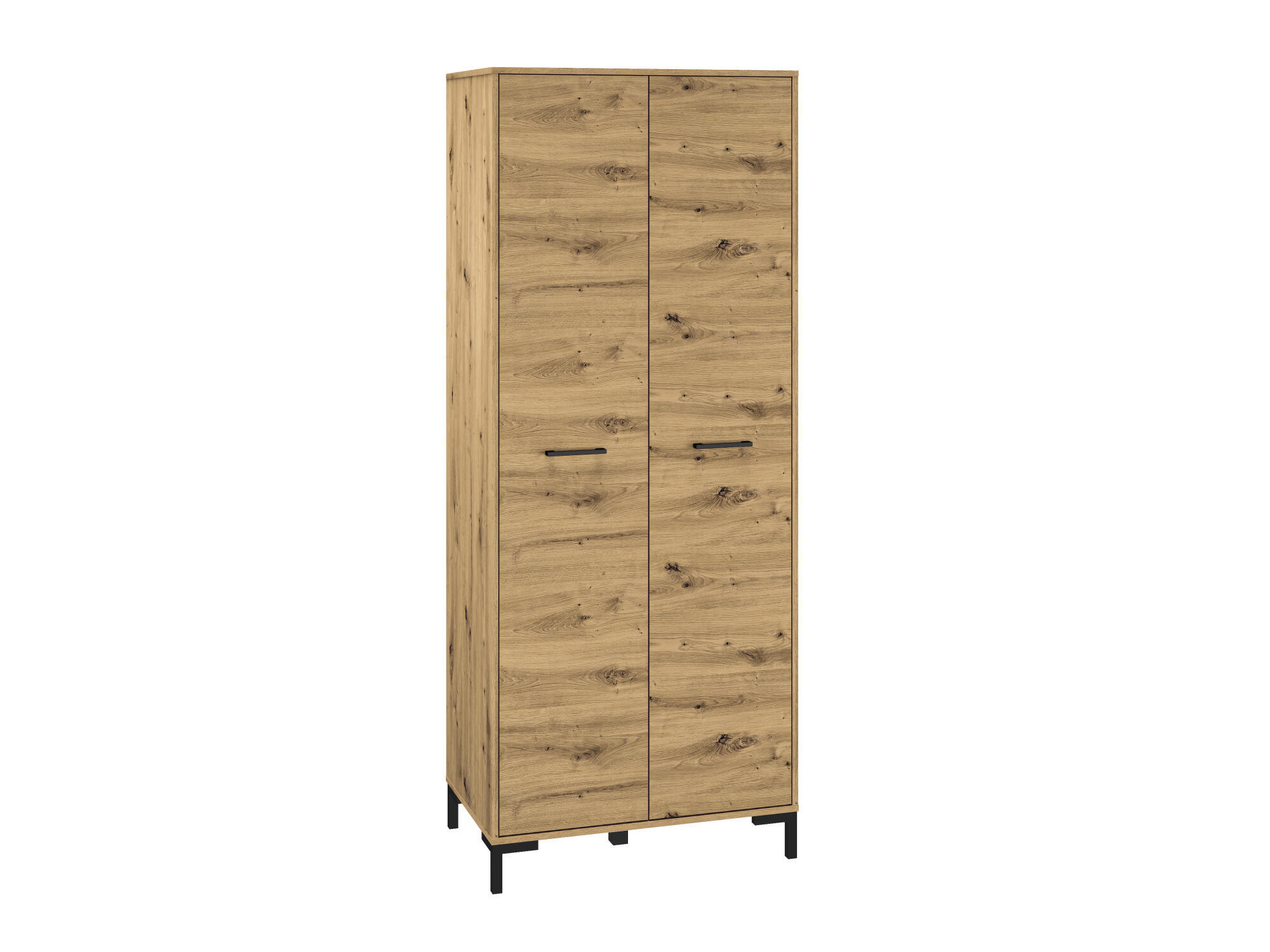 KLEIDERSCHRANK NEVIO Beige 80x51x200 cm - Beige, Holzwerkstoff (80/200/51cm) - FURNLUX