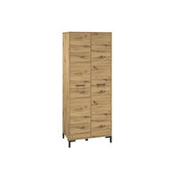 KLEIDERSCHRANK NEVIO Beige 80x51x200 cm - Beige, Holzwerkstoff (80/200/51cm) - FURNLUX