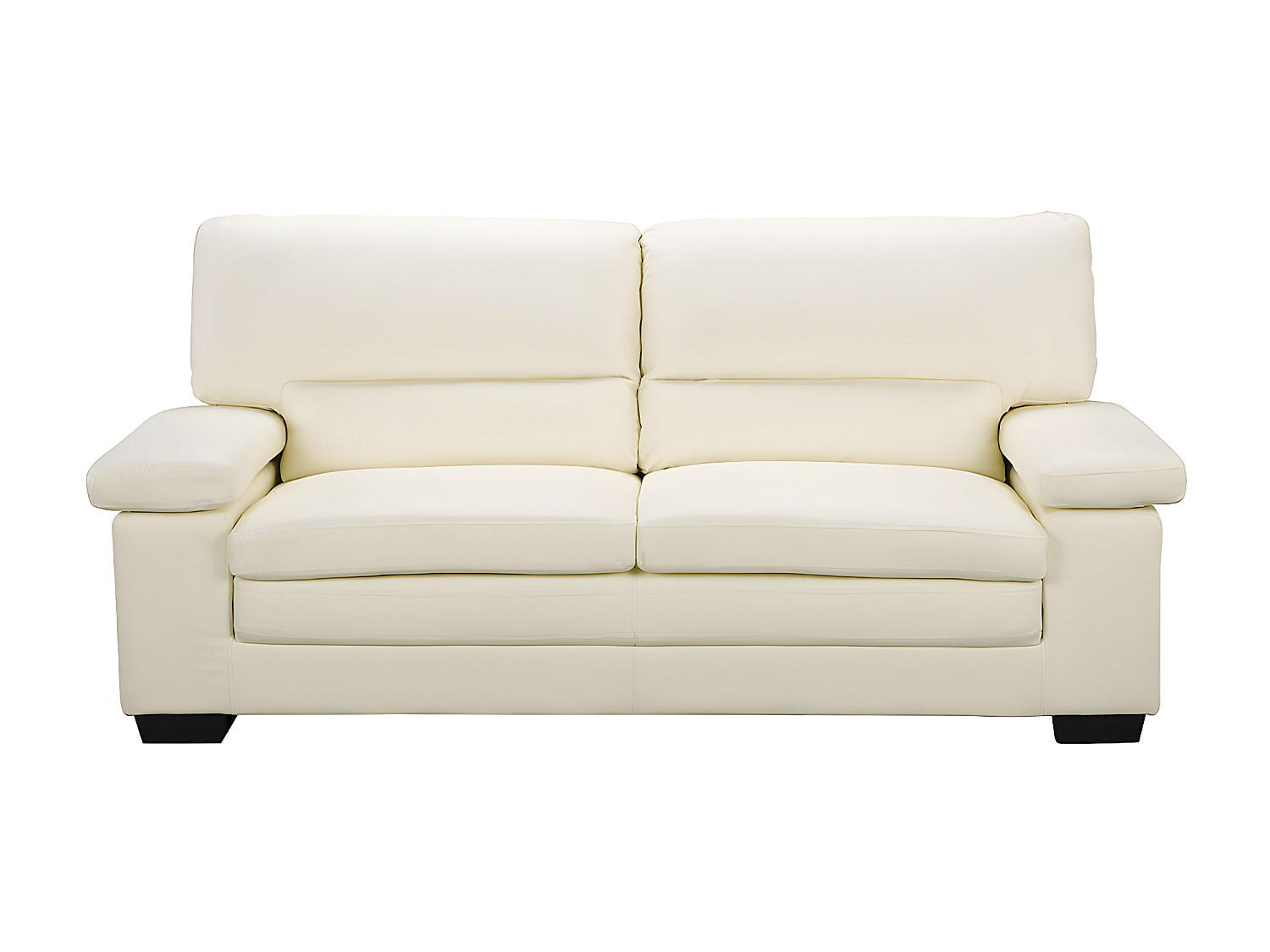 Vente-Unique Sofa Weiß 210x97x89 cm