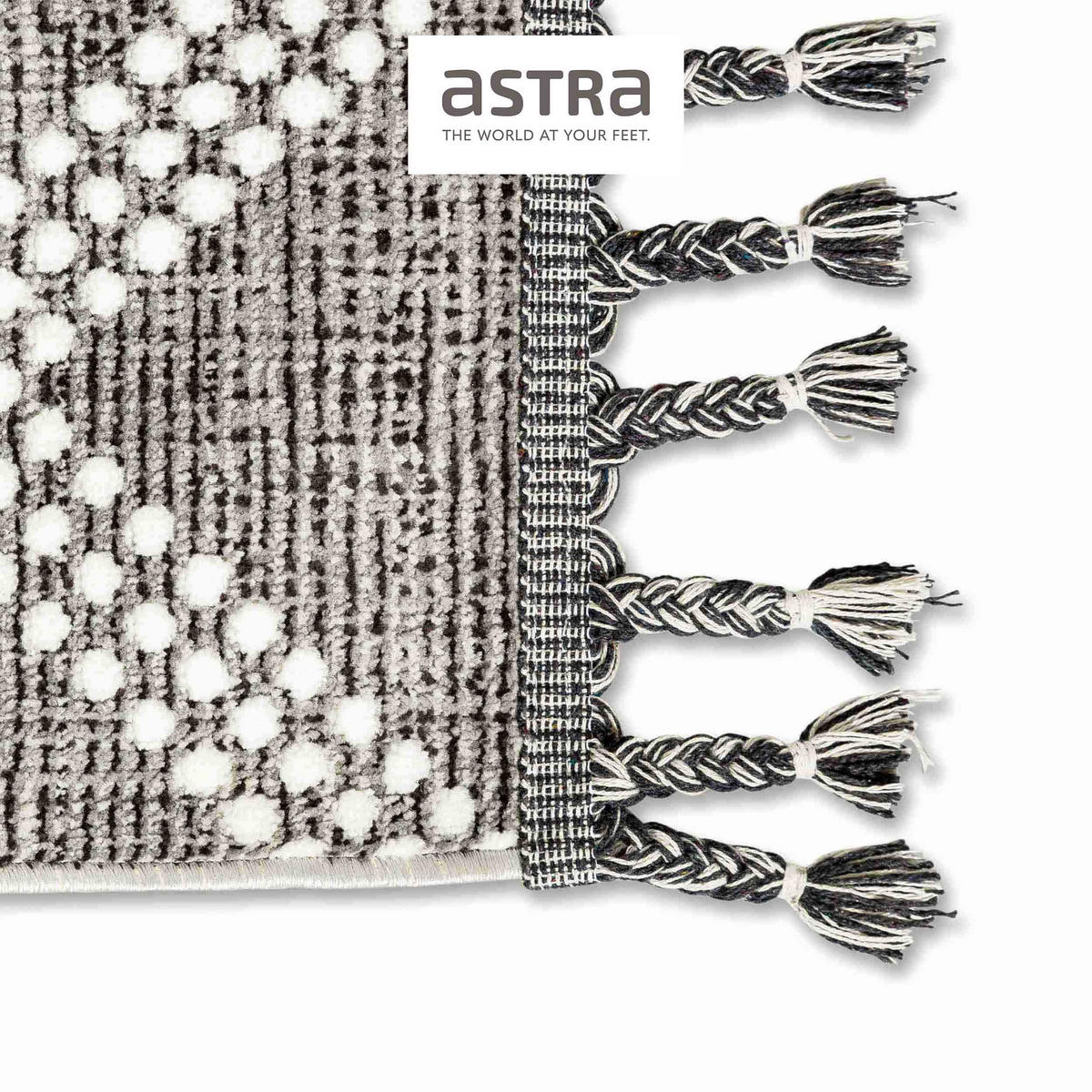 WEBTEPPICH 160/230 cm Ravenna Grau, Weiß  - Weiß/Grau, Design, Textil (160/230cm) - Novel