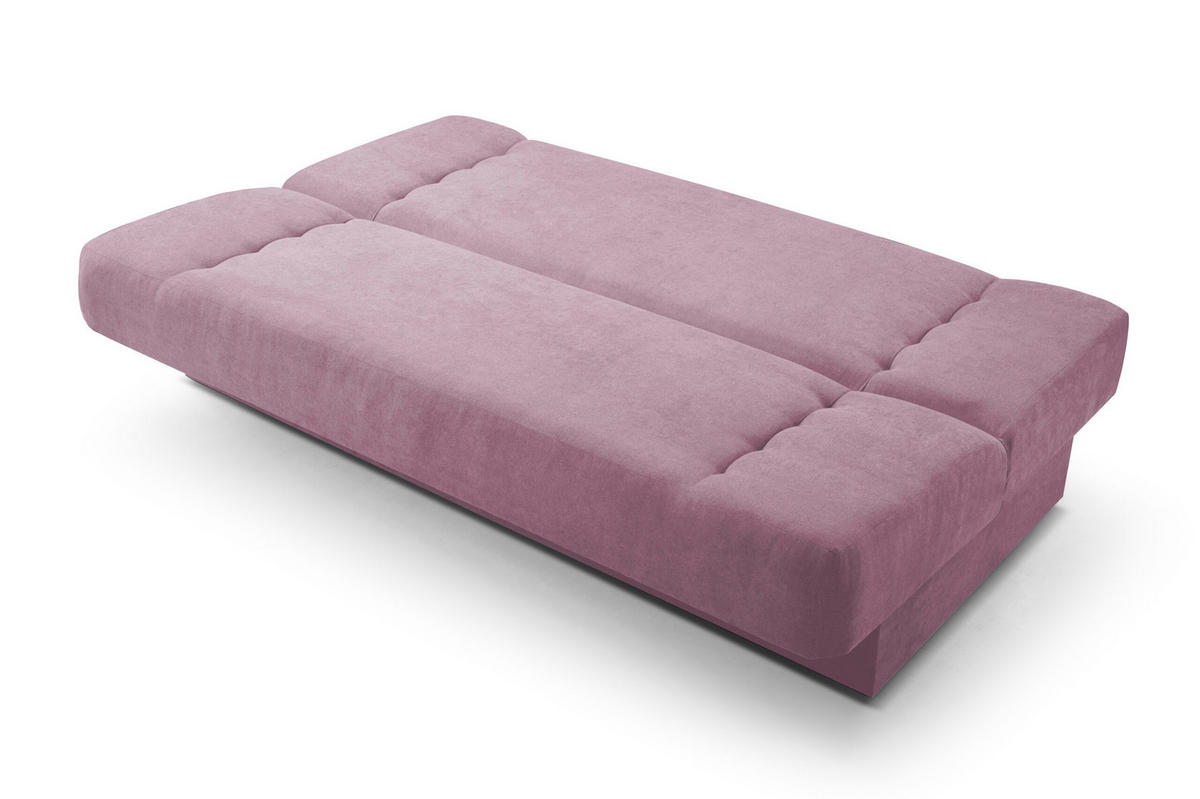 SCHLAFSOFA - Cyprus (Rosa) - Rosa, Holz (192/85/92cm) - Möblo