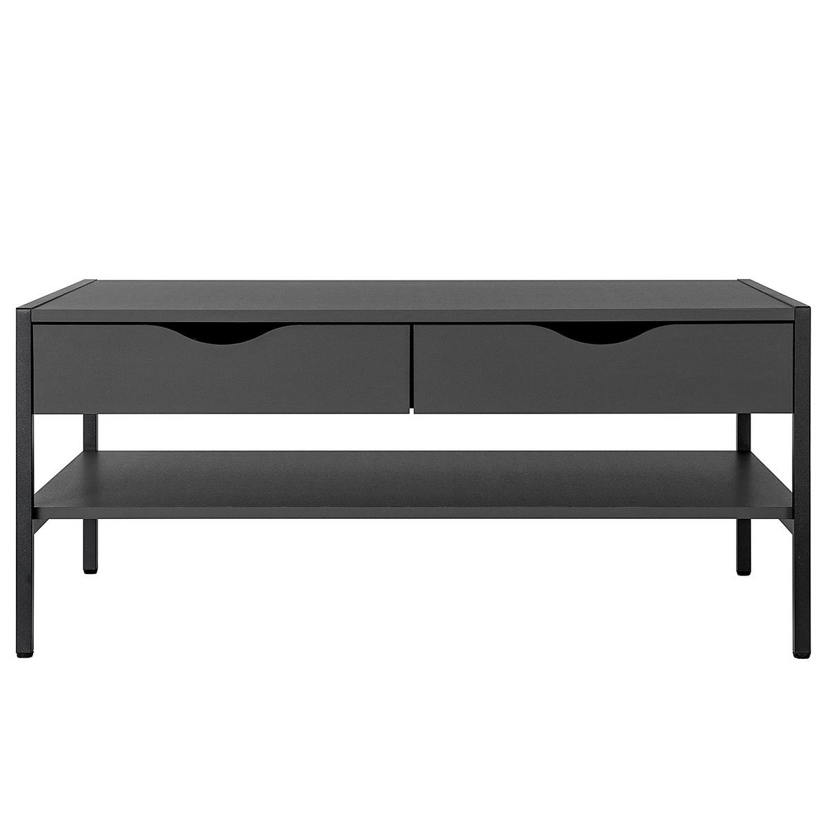 COUCHTISCH - Dunkelgrau, Holzwerkstoff (59/100/44cm) - home24