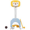BASKETBALLKORB Fußballtor Golf Multicolor - Multicolor, Kunststoff (51/54cm) - COSTWAY