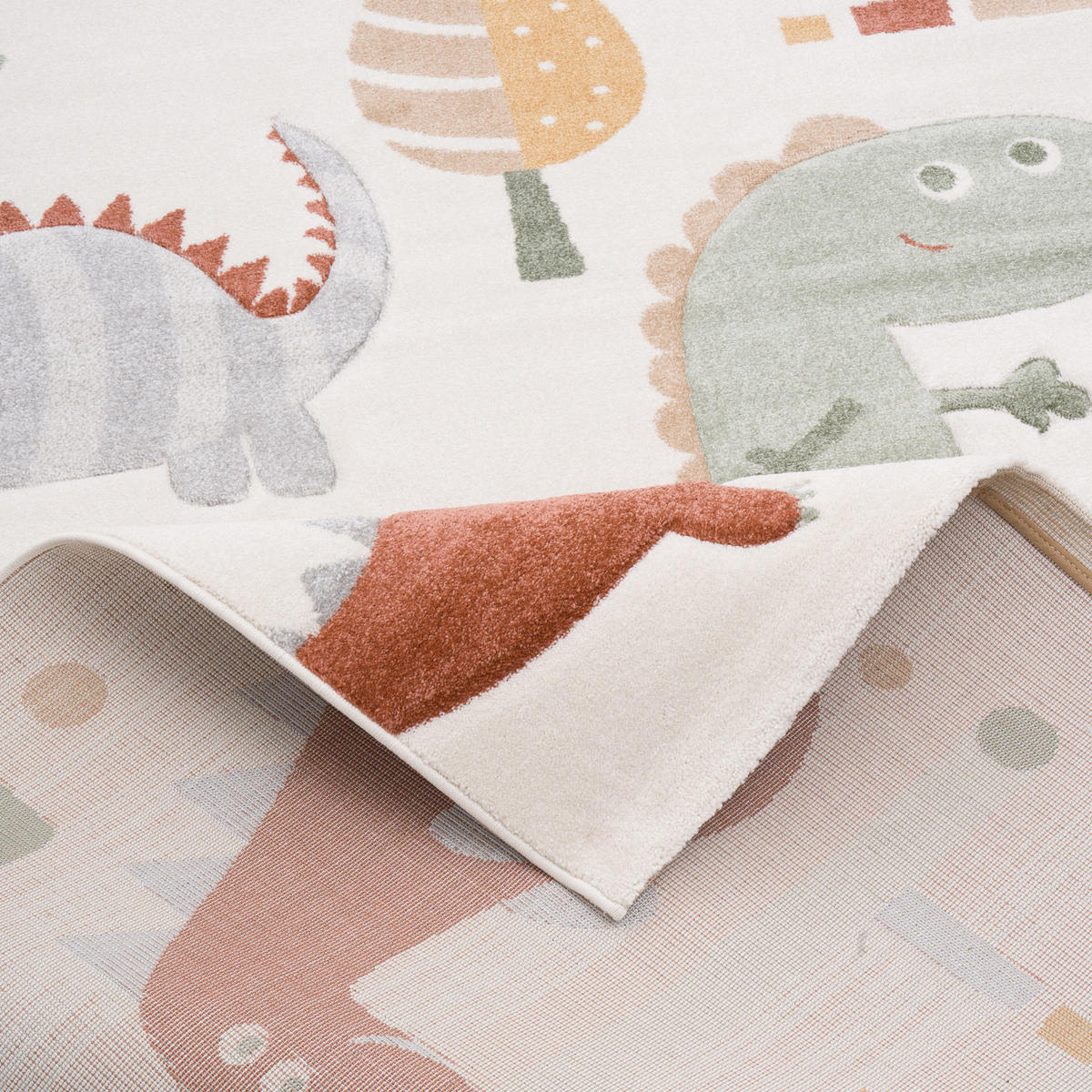 KINDER TEPPICH MAUI KIDS DINOS - Creme, Textil (200/290cm) - Pergamon