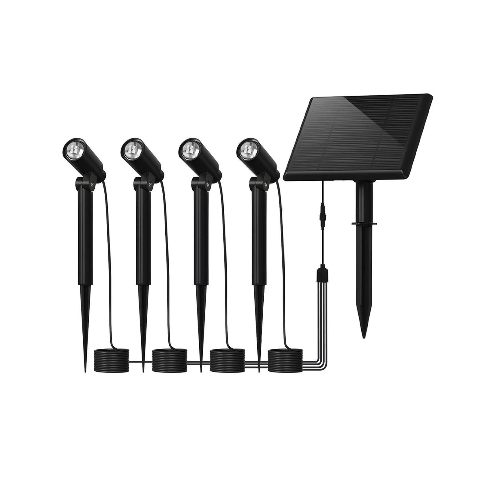 SOLARLEUCHTEN Glühwürmchen Schwarz - Schwarz, Kunststoff (200/2.8/26.4cm) - Nettlife