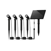 SOLARLEUCHTEN Glühwürmchen Schwarz - Schwarz, Kunststoff (200/2.8/26.4cm) - Nettlife