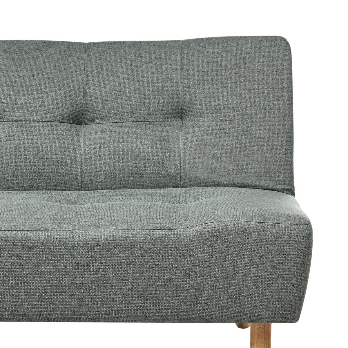 COLȚAR EXTENSIBIL modul cu 4 locuri textil verde pe partea dreaptă Alsten - maro/verde, material textil (258/161cm) - Beliani