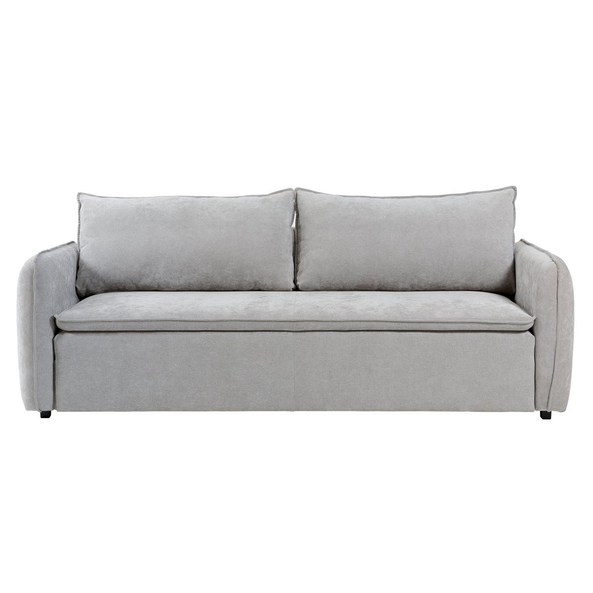 SCHLAFSOFA Ander Grau 224 cm x 89 cm - Grau, Textil (224/89/92cm) - Kenay Home
